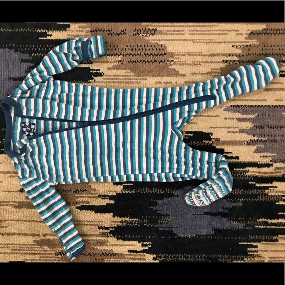 Kickee Pants Baby 0-3 month footed onesie